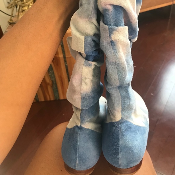 Brian Atwood tie dye boots ๐ - Picture 3 of 9